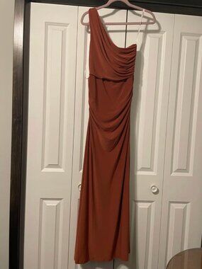 Size 8 Cinnamon Bridesmaid Dress. NEVER WORN.